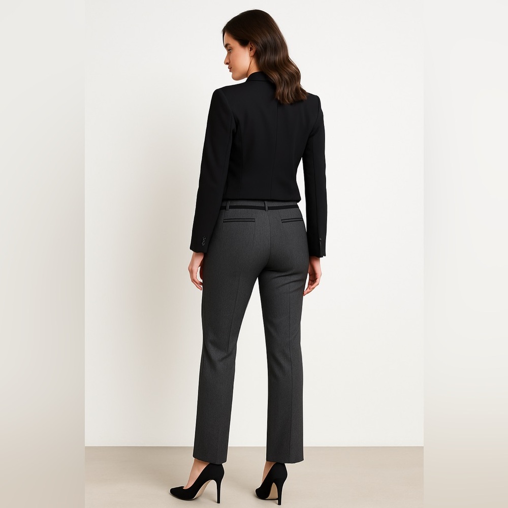 New York & Company 7th Ave Gray Dress Pants Trouser – Size 12 (Good Condition) - Picture 2 of 11